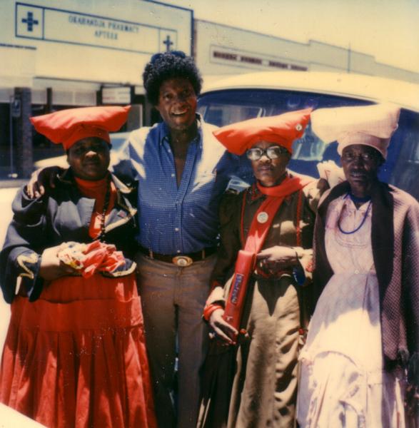 15XL.jpg - Dobie mixing with the local Herrera Women, in Mala Mala, Southwest Africa. (late-70s.)